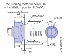 Размеры RH63V-4DK.7Q.1R