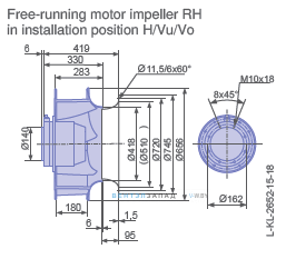 Размеры RH63V-SDK.6K.1R