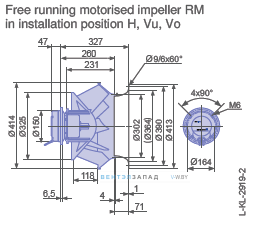 Размеры RM40D-6IK.BF.1R