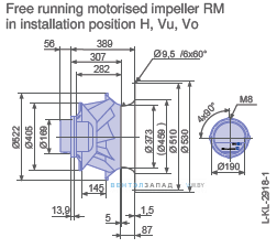 Размеры RM50D-ZIK.DG.1R