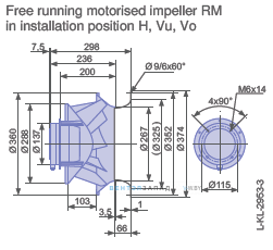 Размеры RM35D-SDK.4A.1R