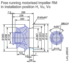 Размеры RM35D-VDK.4A.1R