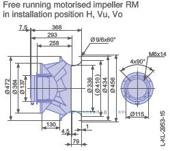 Размеры RM45D-6EK.4I.1R