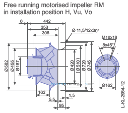 Размеры RM56D-6DK.6C.1R