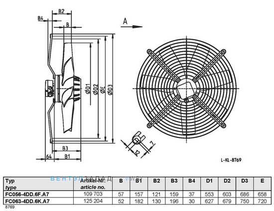 Ziehl-abegg FC063-4DD.6K.A7 купить, цены, каталоги